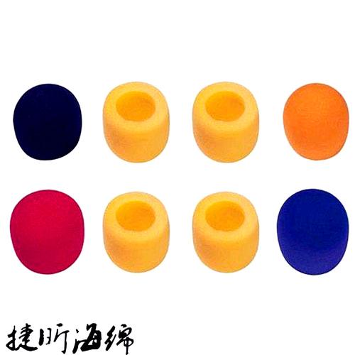 防尘海绵话筒套厂家批发选择东莞捷昕 透气网空心设计，专业耳机棉咪套供应